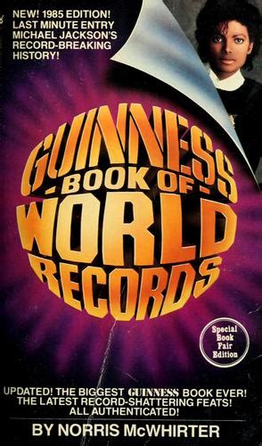 guinness 1985 book of world records open library