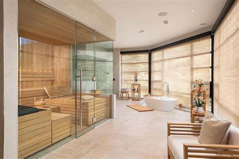 sauna brings wellness relaxation  luxury home spa   home