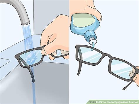 3 ways to clean eyeglasses frames wikihow