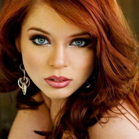 beautiful redhair green eyes and lucious lips sexy ginger redheaded