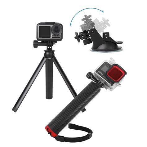 osmo action multi functional tripod mounting attachments dronegearza