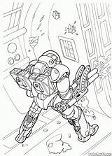 Coloring Futuristic Future Man Pages Military Spacesuit Boys Colorkid Wars Designlooter Drawings Soldiers 1402 72kb Soldier Robot Army sketch template