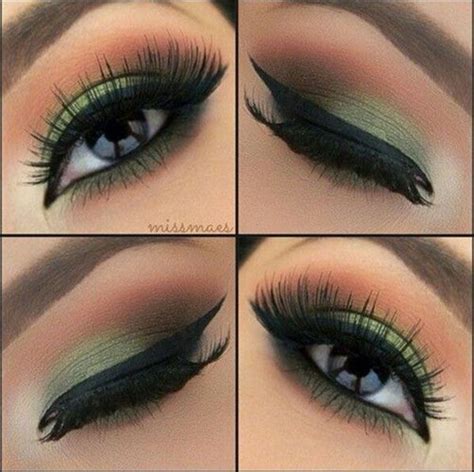 top  simple smokey eye makeup tutorials  green eyes