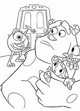 Coloring Pages Wazowski Mike Popular sketch template