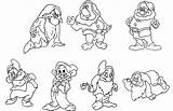 Dwarfs Seven Snow Coloring Pages Draw Printable Drawing Sketches Disney Step Dwarf Sketch Print Drawings Cartoon Kids Colouring Gif Paintingvalley sketch template