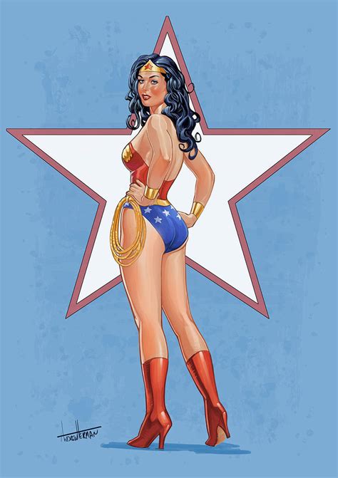 Wonder Woman Pin Up By Amherman On Deviantart