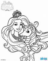 Barbie Coloring Pages Princess Printable Drawing Horse Mermaid House Color Lumina Pet Kuda Print Dog Hellokids Kids Games Dream Colouring sketch template