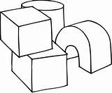 3d Shapes Coloring Cubes Cube Pages Play Shape Clipart Printable Color Geometric Super sketch template