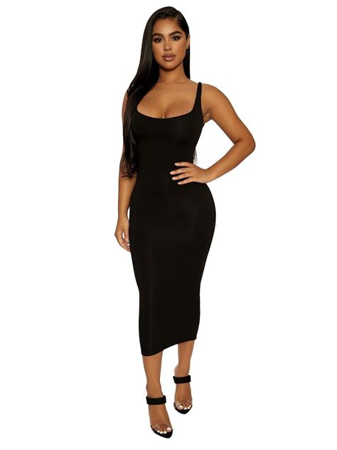 The Nw Hourglass Midi Dress Dresses Womens In 2021 Dresses Midi