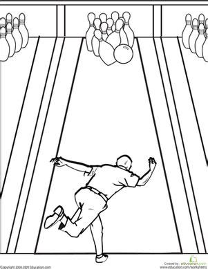 bowling coloring pages   bowling pictures bowling bowling