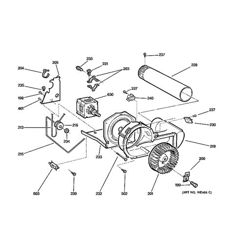 diagram  installing  drive belt   ge adora front load dryer model