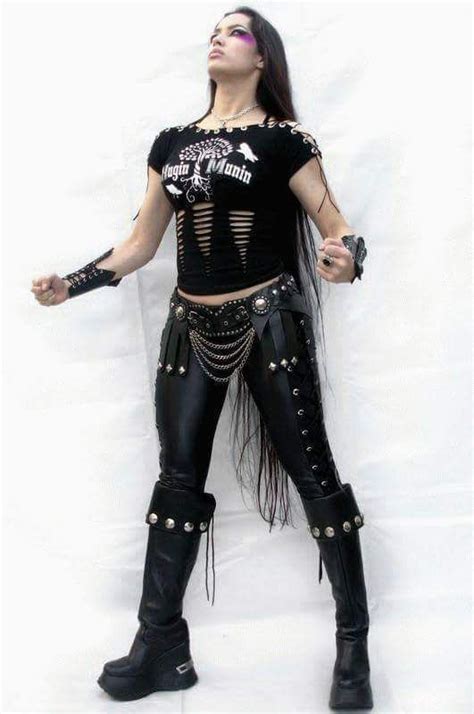 pin by réka gregóczki on concert and daily style black metal girl