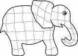Elmer Elephants Coloringhome Mckee Elmar Hungry Elefant Activities Clipartmag sketch template