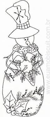 Embroidery Christmas Coloring Patterns Snowman Pages Primitive Paper Craft Cards Drawings Designs Template Stitchery Printable Parchment Drawing Folk Machine Stitch sketch template