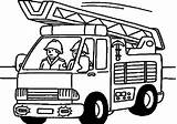 Feuerwehrauto Feuerwehrmann Drehleiter Pompier Ausmalen Affefreund Malvorlage Camion Ausmalbild Malen Feuer Playmobil Feuerwehrautos Malbuch Gerne sketch template