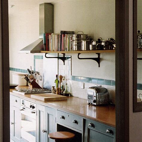 cottage galley kitchen kitchen design decorating ideas ideal home