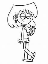 Lori Loud House Coloring Fun Kids Huize Herrie Votes sketch template