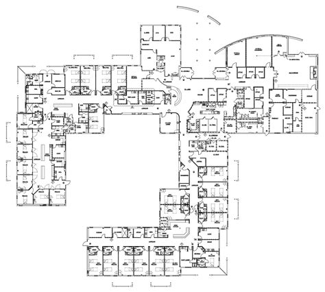 hospital layout plan szukaj  google hospital floor plan   plan floor plans