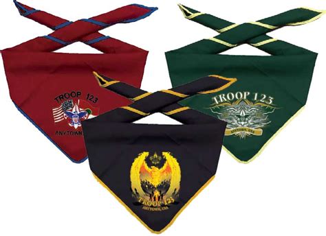 custom scout neckerchiefs classb custom apparel  products