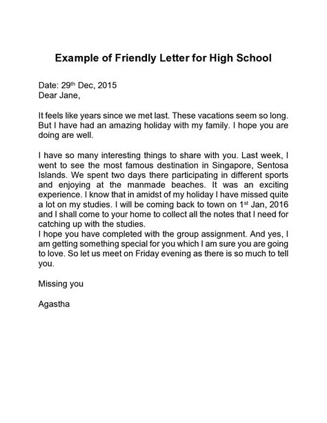 write  friendly letter powerpoint