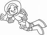 Astronaut Coloring Pages Kids Cartoon Clipart Cliparts Astronauts Color Search Print Library Results Clip Printable Kleurplaat Gif Attribution Forget Link sketch template