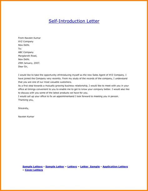 image result  sample letter introducing  introduction