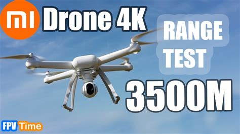xiaomi mi drone  test dalbnosti kvadrokoptera fpv time daily youtube