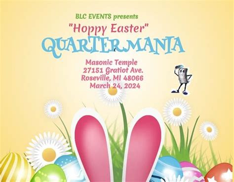 quartermania hoppy easter roseville masonic center march   alleventsin