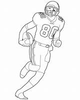 Coloring Football Player Pages Printable Kids Print sketch template