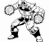 Thanos Darkseid Coloriages sketch template
