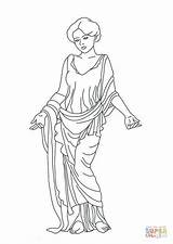 Venere Malvorlage Statua Aphrodite Pintar Ausmalbild Haz Schulbilder Große sketch template