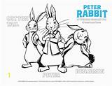 Ticket Coloring Movie Rabbit Giveaway Printables Peter Amp Divyajanani sketch template