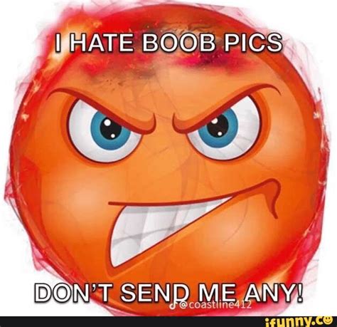 I Hate Boob Pics Don T Send Me Ne Any Ifunny