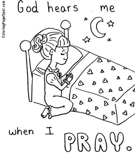 praying hands printable clip art girl praying coloring page