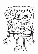 Sponge Bob Coloring Happy Categories Pages Printable sketch template