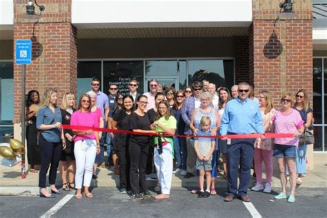 time spa ribbon cutting cherokee county chamber  commerce