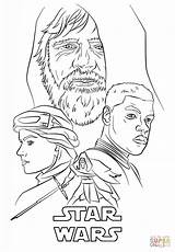 Colorare Jedi Ausmalbilder Awakens Ren Kylo Ausmalbild Risveglio Vii Forza Erwachen Stormtrooper Ausdrucken sketch template