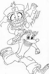 Crash Bandicoot Twinsanity Para Deviantart Drawings sketch template