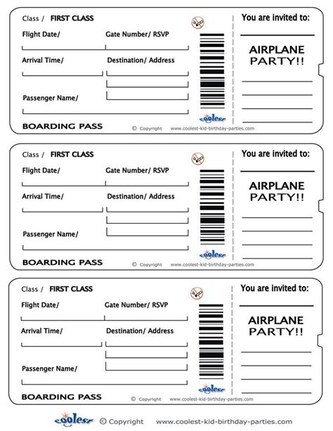 fake plane ticket template unique printable airplane boarding pass