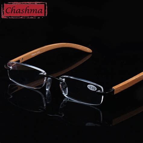 buy chashma brand alloy bridge wood temple eyeglasses