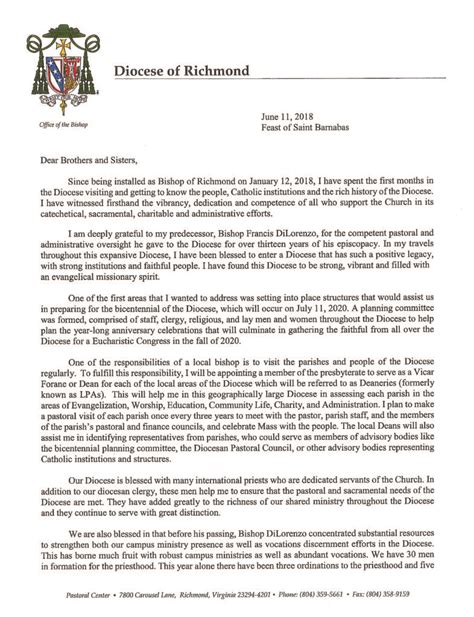 bishop knestouts letter   people   diocese