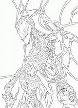 Carnage Coloring Pages Venom Vs Color Popular Library Clipart Print Coloringhome sketch template
