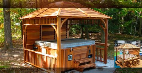 19 Best Images About Gazebo Kits And Hot Tub Shelters On