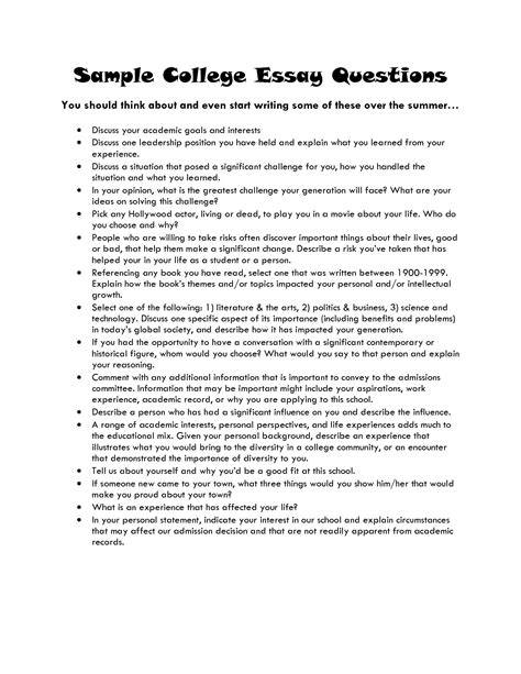 college prompt essay examples  latest scholarship