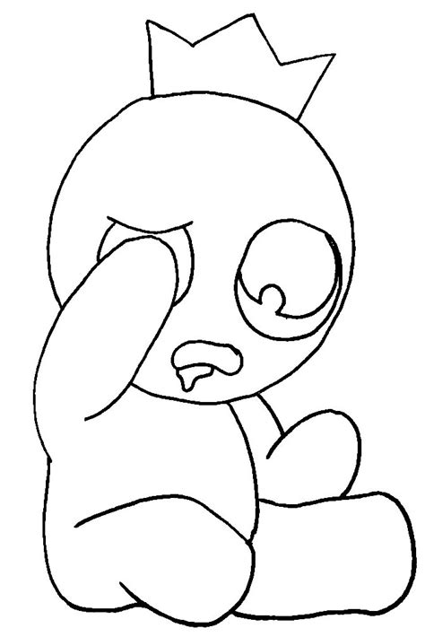 rainbow friends coloring page  friends coloring pages