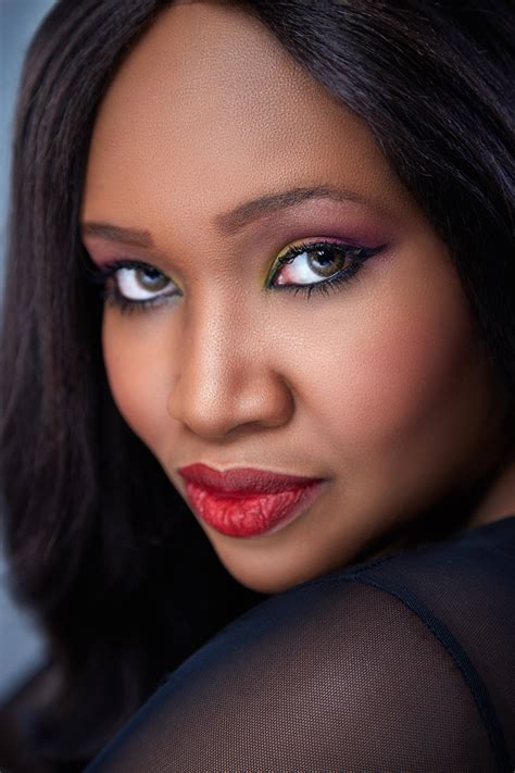 Download Beautiful Black Woman Close Up Wallpaper