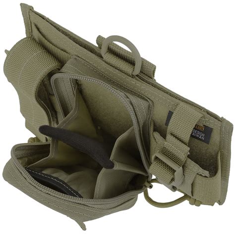 maxpedition tactical military triad admin pouch radio phone molle pocket khaki ebay