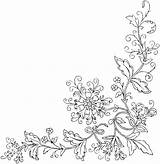 Coloring Border Pages Flower Borders Color Corner Getcolorings Template Printable sketch template
