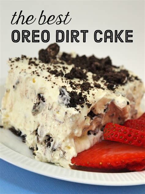 oreo dirt cake delishably