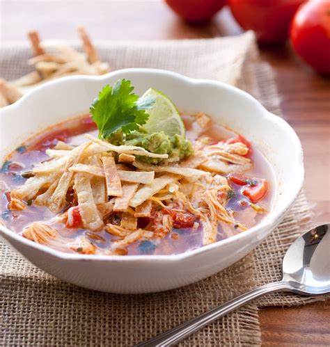 slow cooker chicken tortilla soup cooking classy
